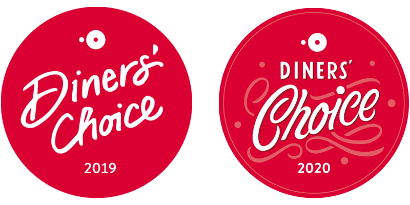 Open Table Diners' Choice Award Winners (2019 & 2020)